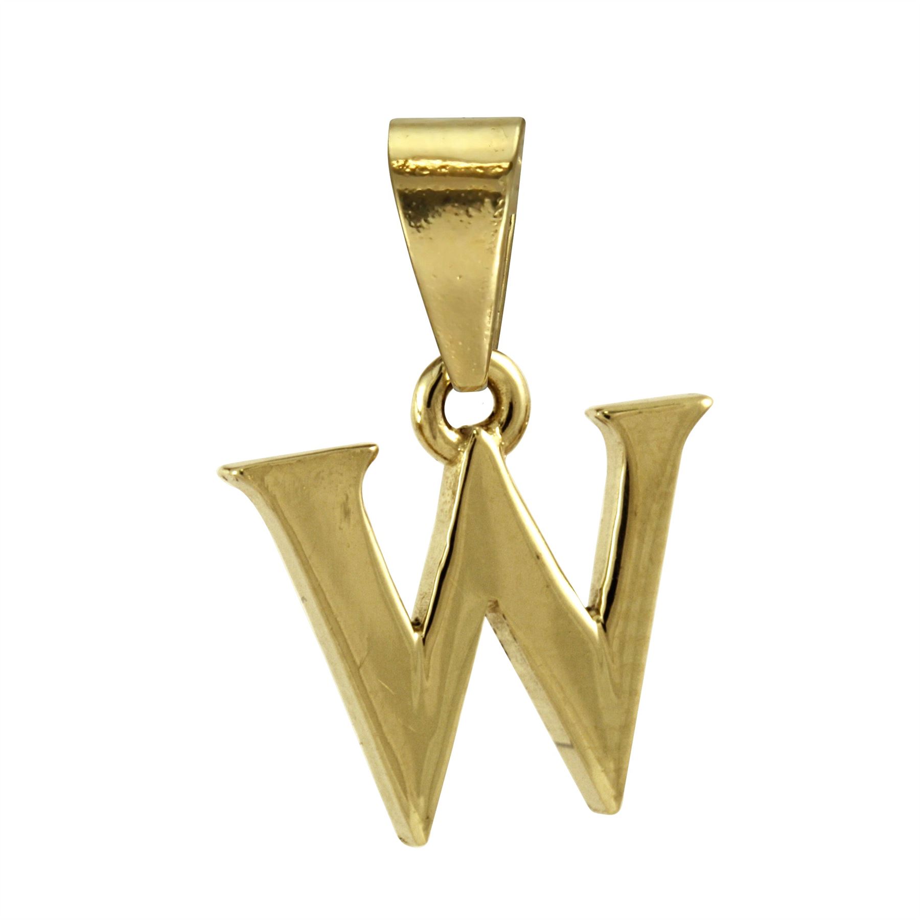 9ct Gold Alphabet Letter - Bail Charm / Pendant A - Z - Picture 24 of 27