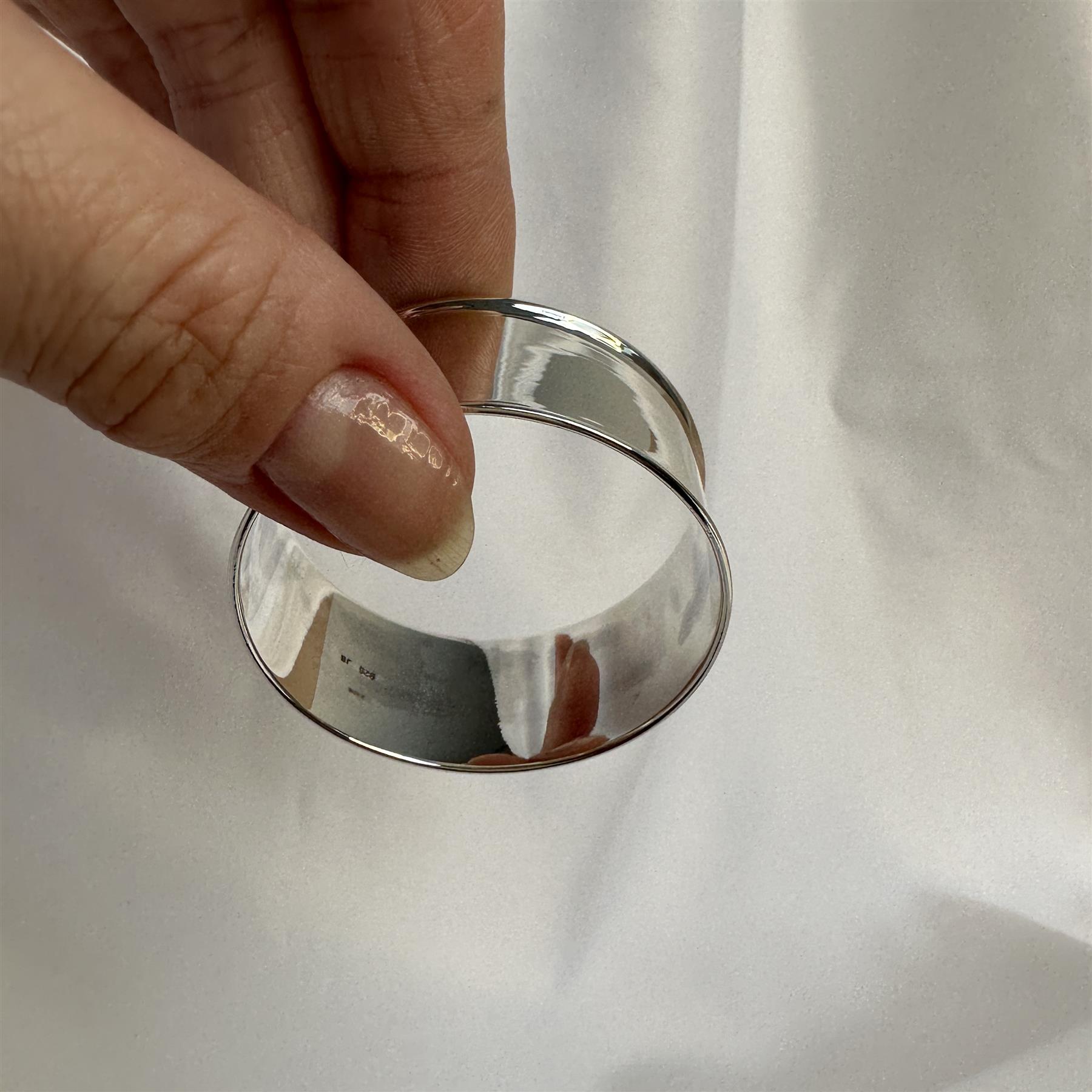 Sterling Silver Plain 45mm Napkin Ring