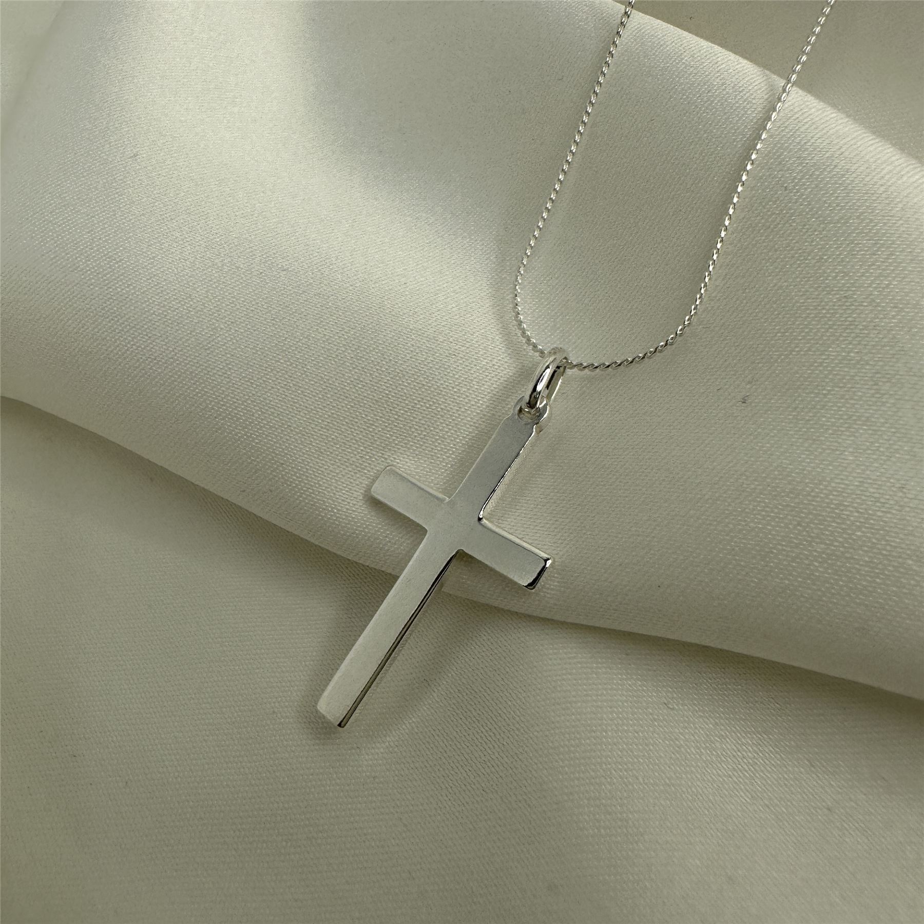 Collier et Pendentif Croix en Argent 925/1000 - 41 à 56cm - Picture 49 of 99