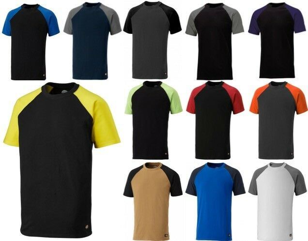 3XL SH34225 8 Colours! Workwear Small Dickies Short Sleeve Cotton T-Shirt