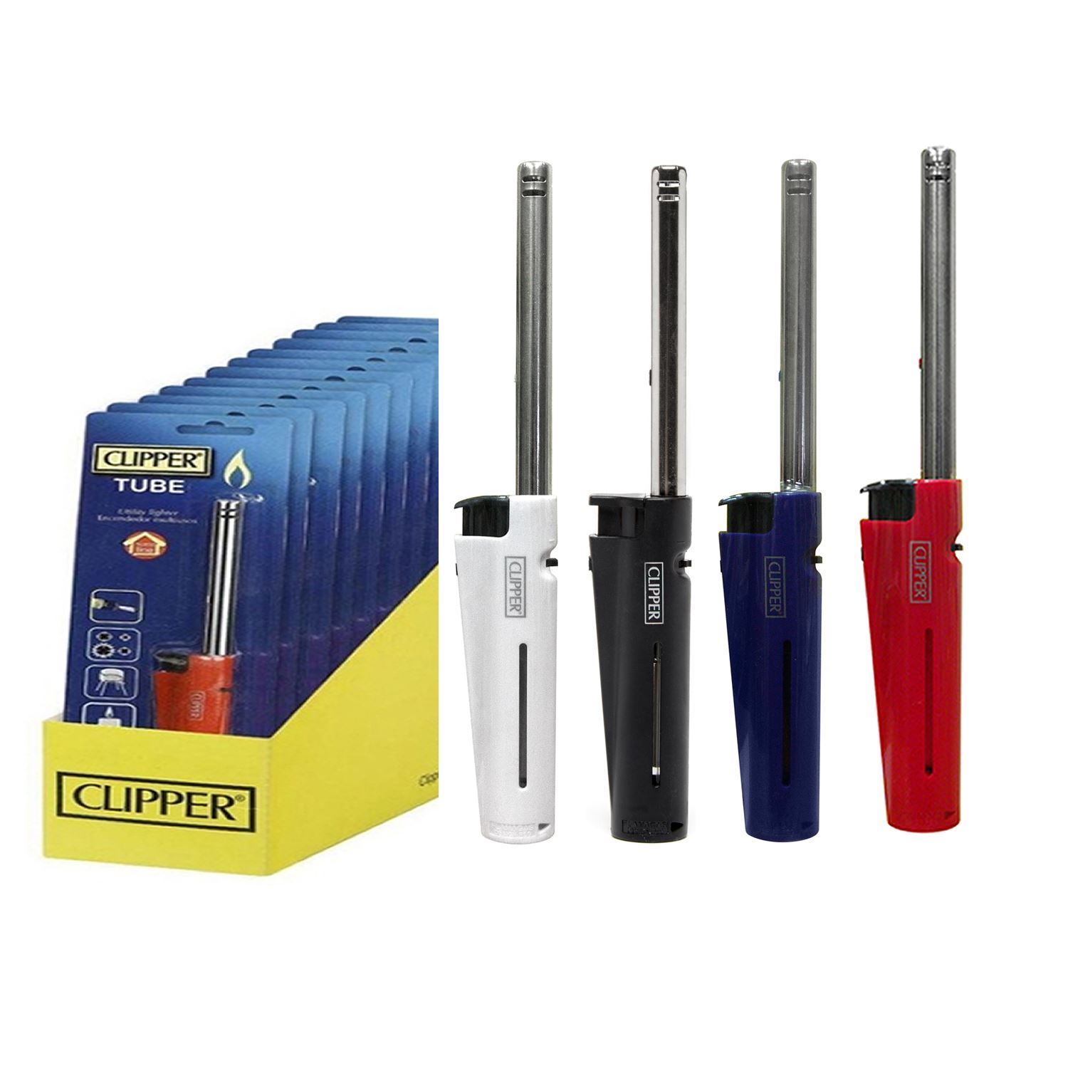 CLIPPER LIGHTER BBQ LOG KITCHEN CANDLE LONG REACH STEM TUBE GAS