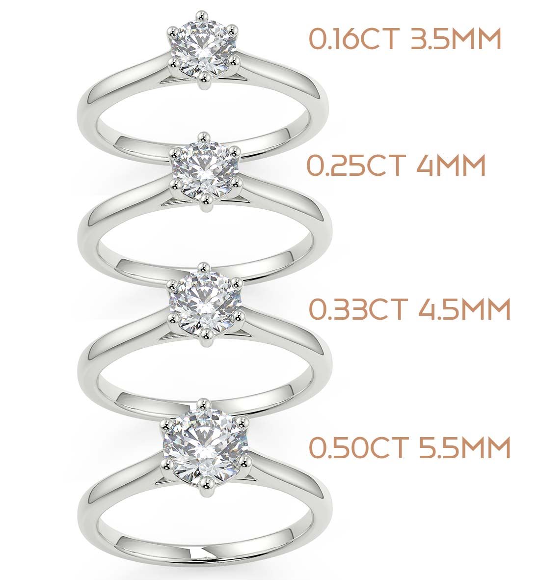 Yellow Gold Diamond Solitaire In Choice Of Diamond Sizes EBay Yellow Gold Diamond Solitaire In Choice Of Diamond Sizes EBay