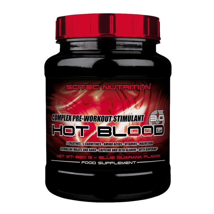 SCITEC NUTRITION HOT BLOOD 3.0 Pre Workout Amino Acids HCL