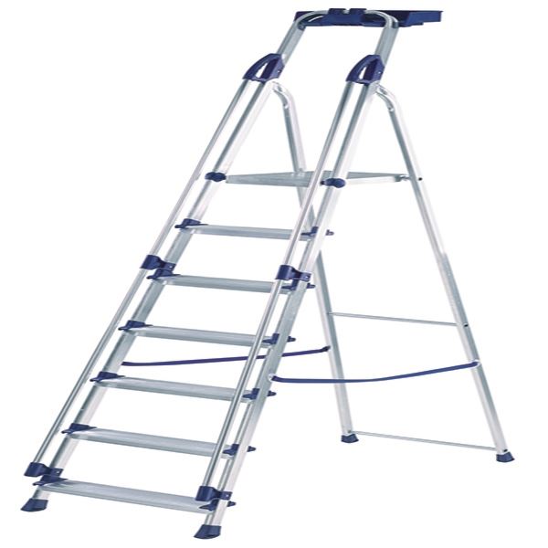 Abru Blue Seal 7 Tread Professional Aluminium Step Ladder 70507 eBay
