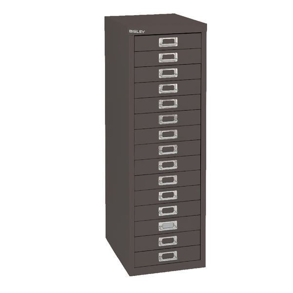 Bisley 15 Tiroirs Noir Non Verrouillage Multi Tiroirs Armoire
