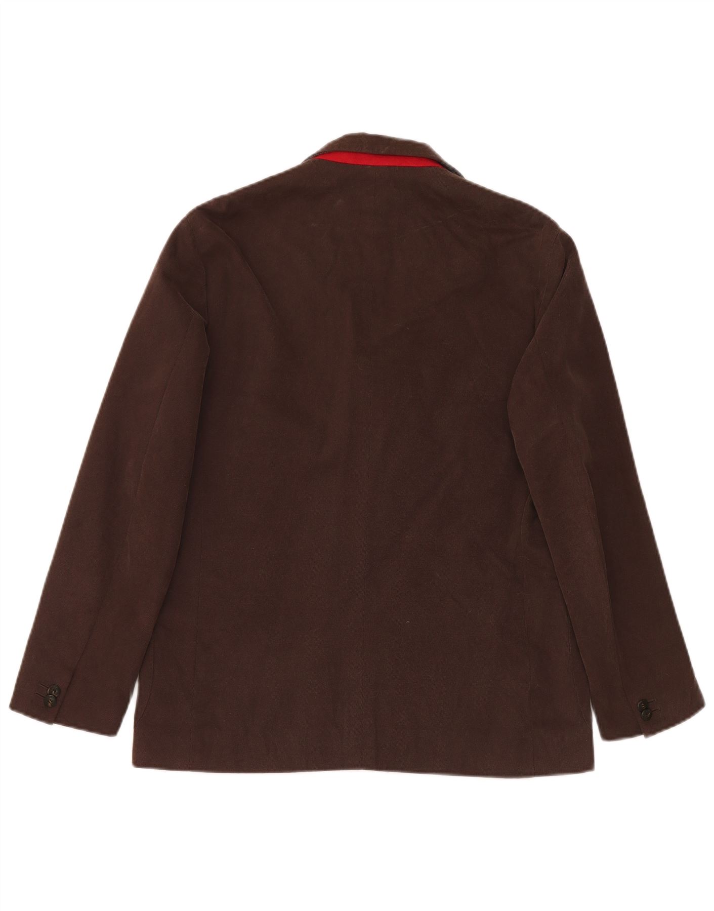 48 奇跡のデッド 80s Henry Cottons Half Coat Henry Cottons Mens 3 Button Blazer Jacket IT 48 Medium Brown