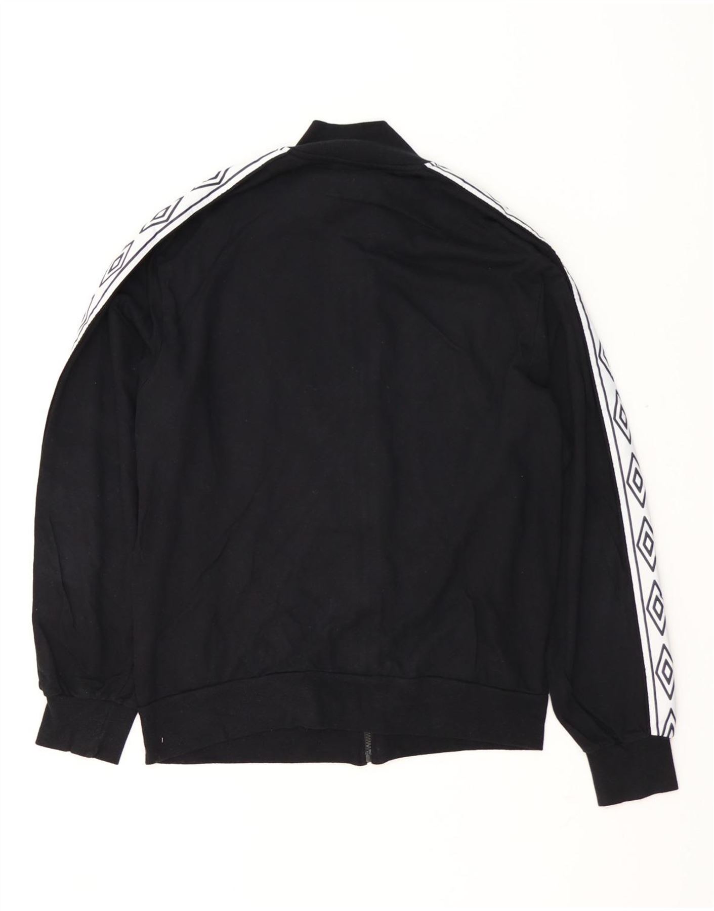 ウェア UMBRO Umbro Mens Graphic Tracksuit Top Jacket XL Black Colourblock