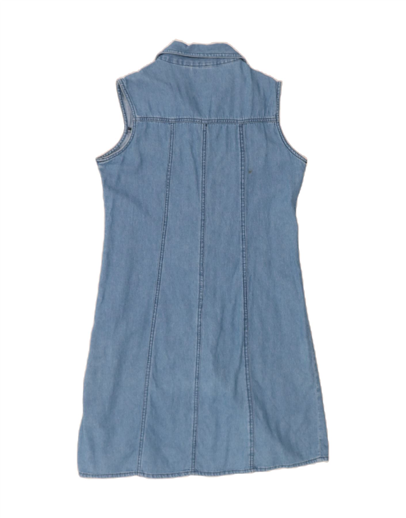 GINA BENOTTI Womens Sleeveless Denim Dress UK 12 Medium Blue Cotton BD04 |  eBay