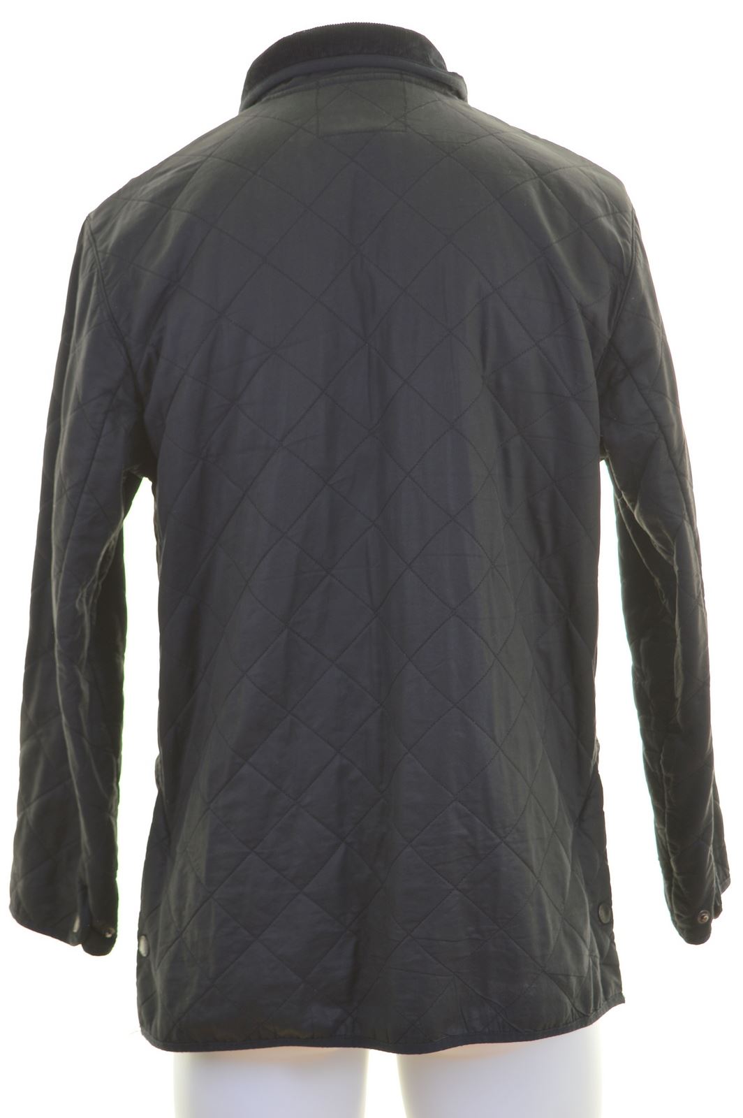BARBOUR Mens Quilted Jacket Size 38 Medium Black Cotton BARBOUR Mens Quilted Jacket Size 38 Medium Black Cotton