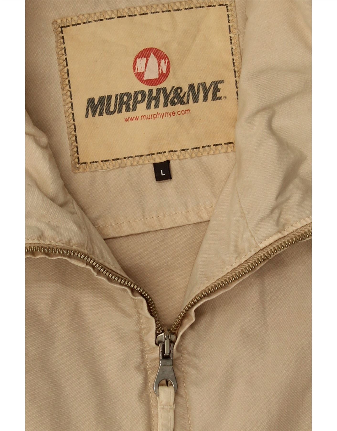 MURPHY & NYE Mens Utility Jacket UK 40 Large Beige Cotton AP07 | eBay