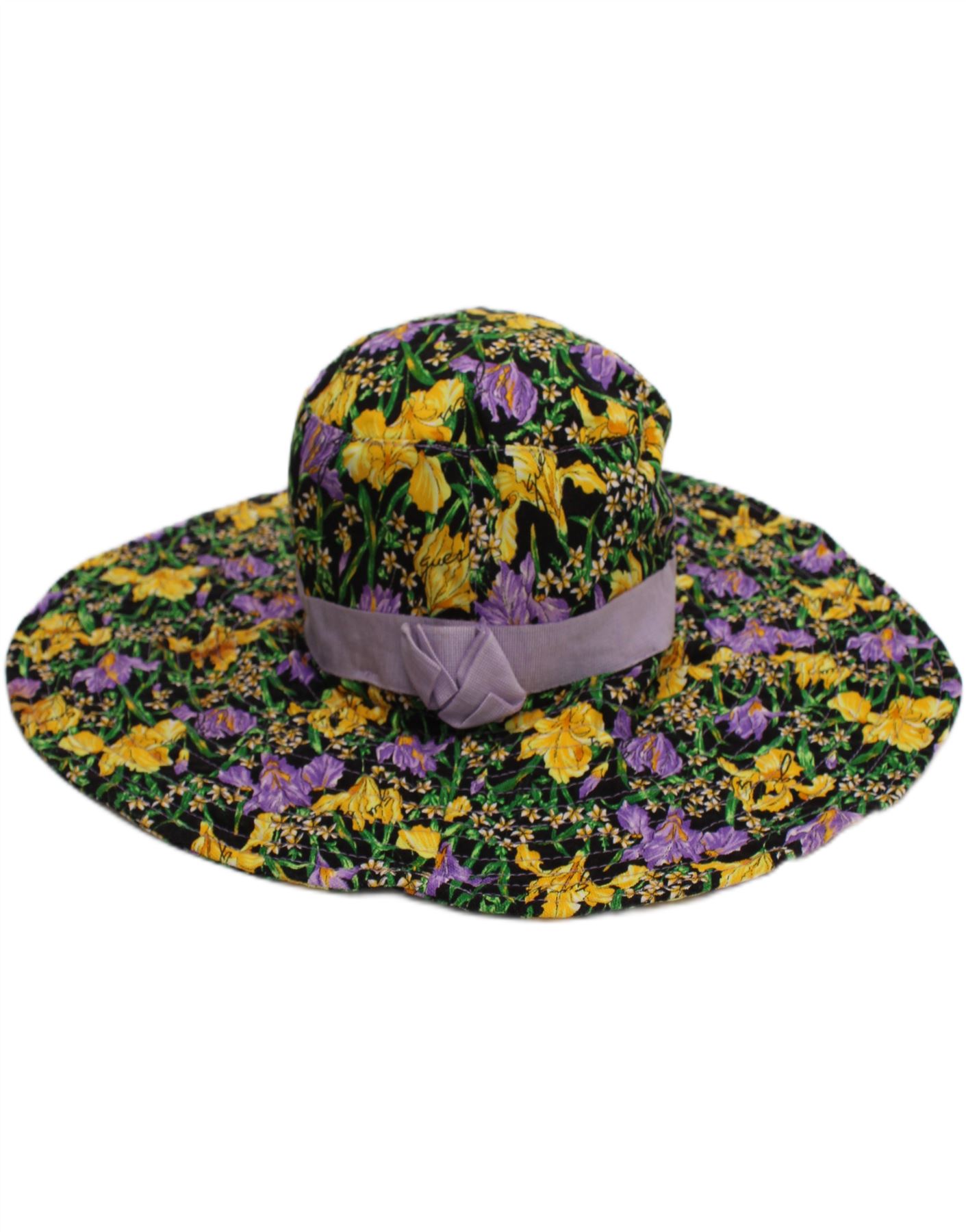 Guess Womens Graphic Bucket Hat Medium Multicoloured Floral  display picture 2