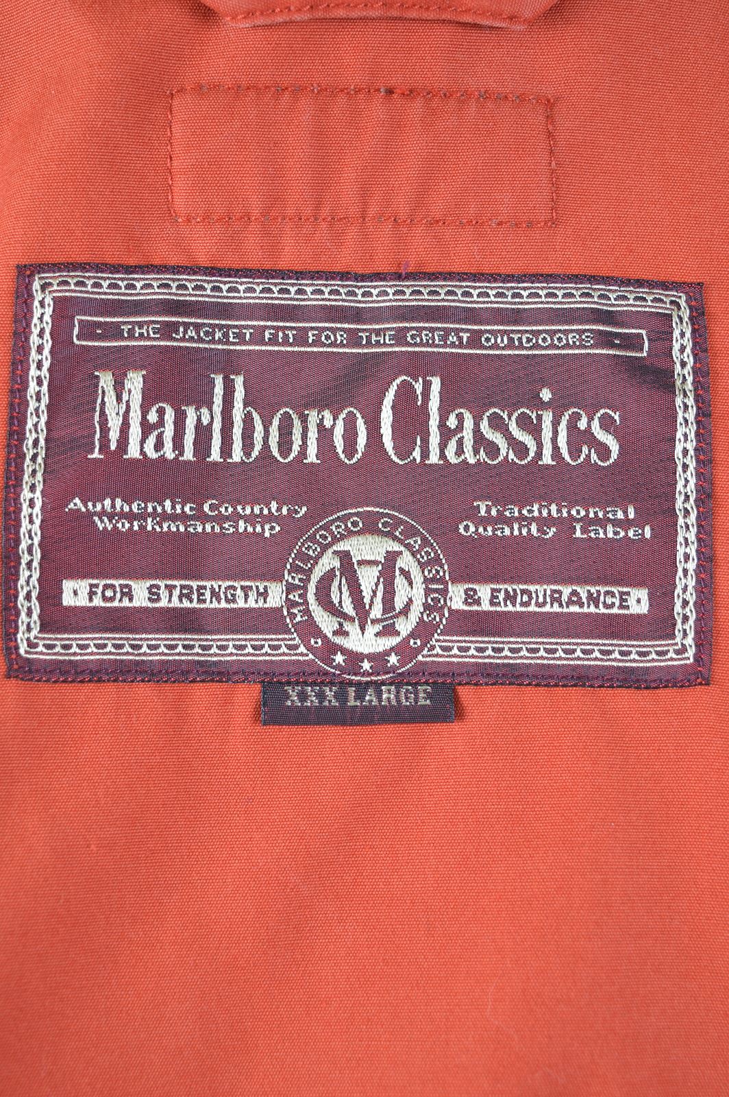 Size 3xl Classics Marlboro Jacket Harrington Er06 Orange Cotton Vintage Mens 50 ISIqwf