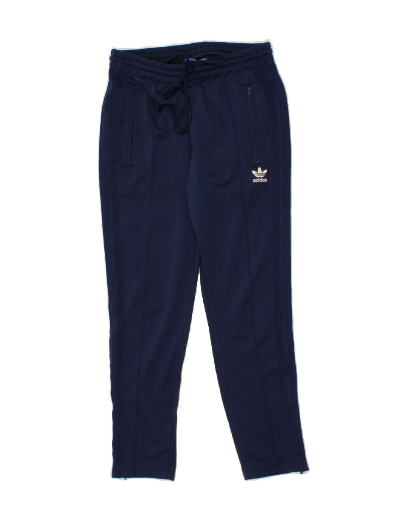 adidas navy polyester tracksuit