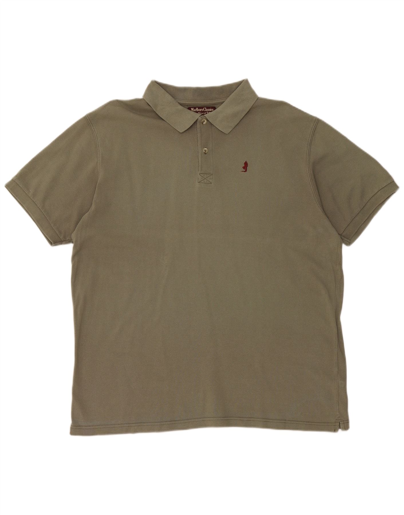 トップス K Marlboro Classics Mens Polo Shirt XL Green Cotton AK10 | eBay