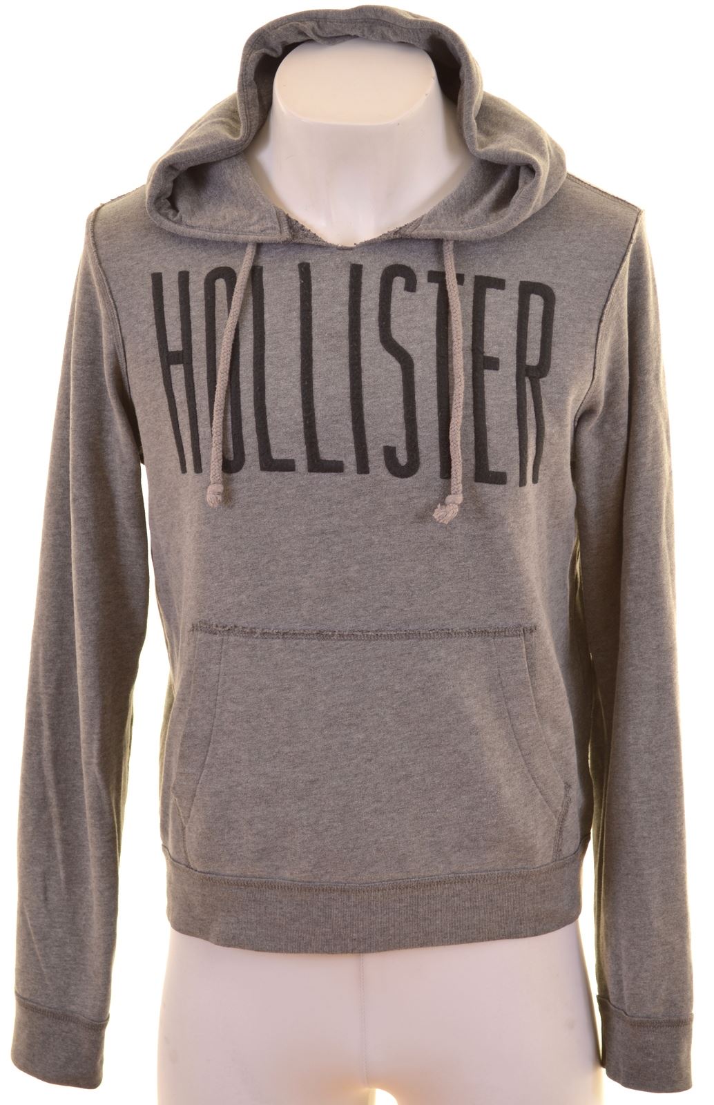 HOLLISTER Mens Hoodie Jumper Medium Grey Cotton HS07 eBay