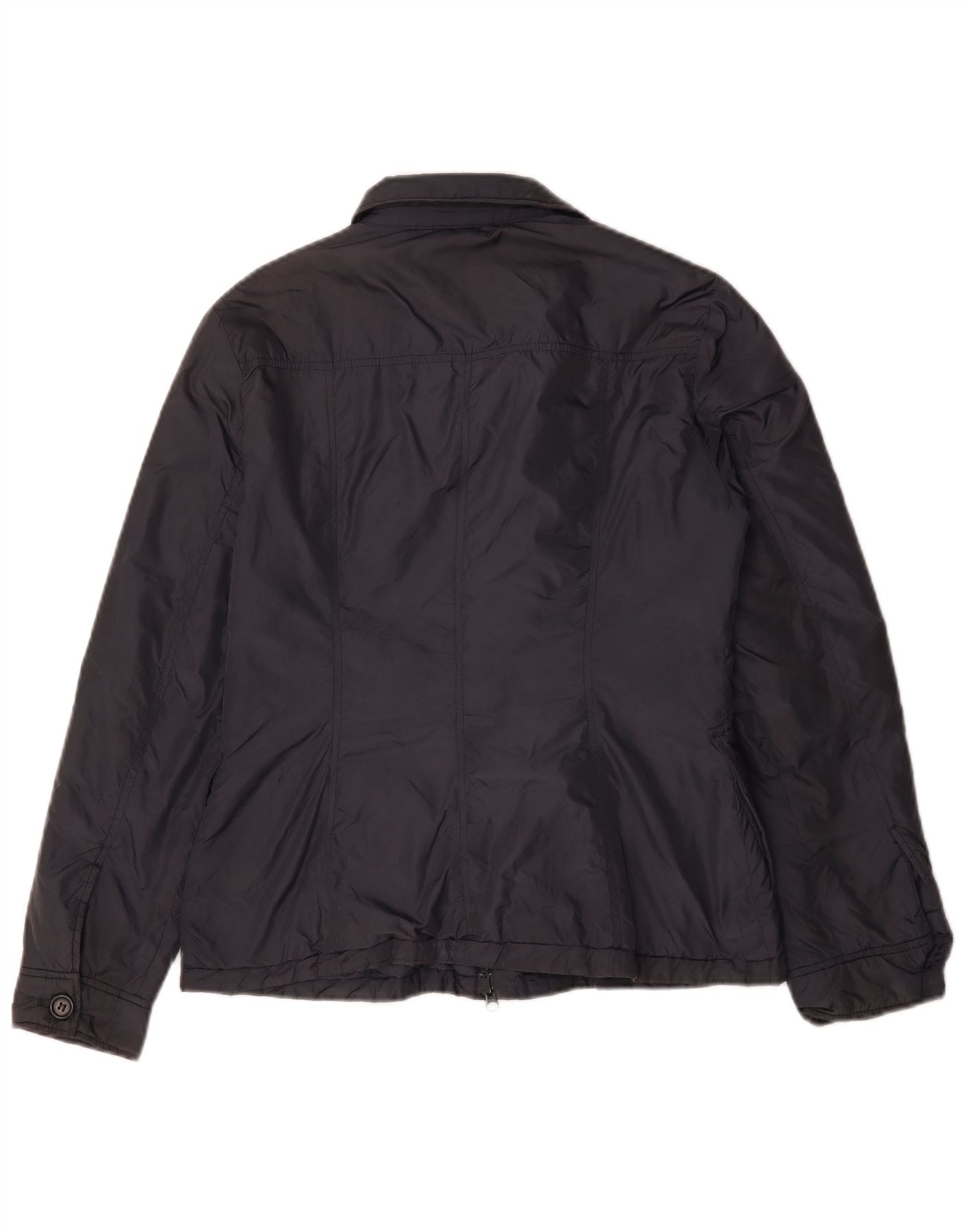 Aspesi Mens Utility Jacket UK 38 Medium Navy Blue Polyamide OU09