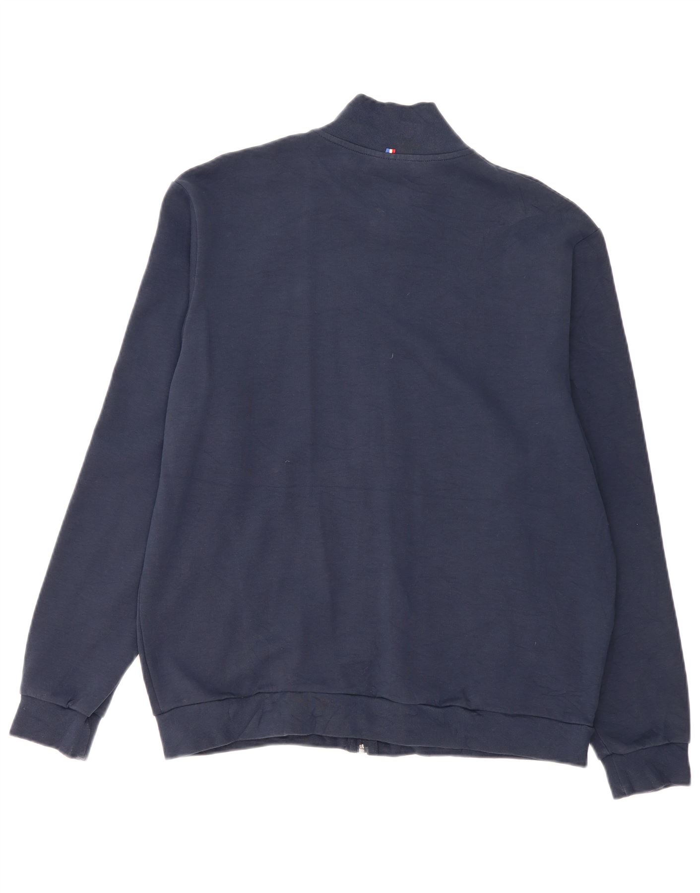 Le Coq Sportif Mens Tracksuit Top Jacket 2XL Navy Blue Cotton SZ11