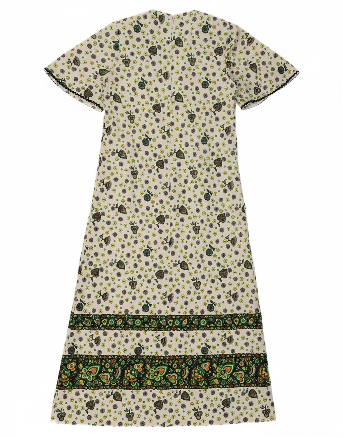 NORMAN LINTON Womens Maxi Dress EU 38 Medium White Floral