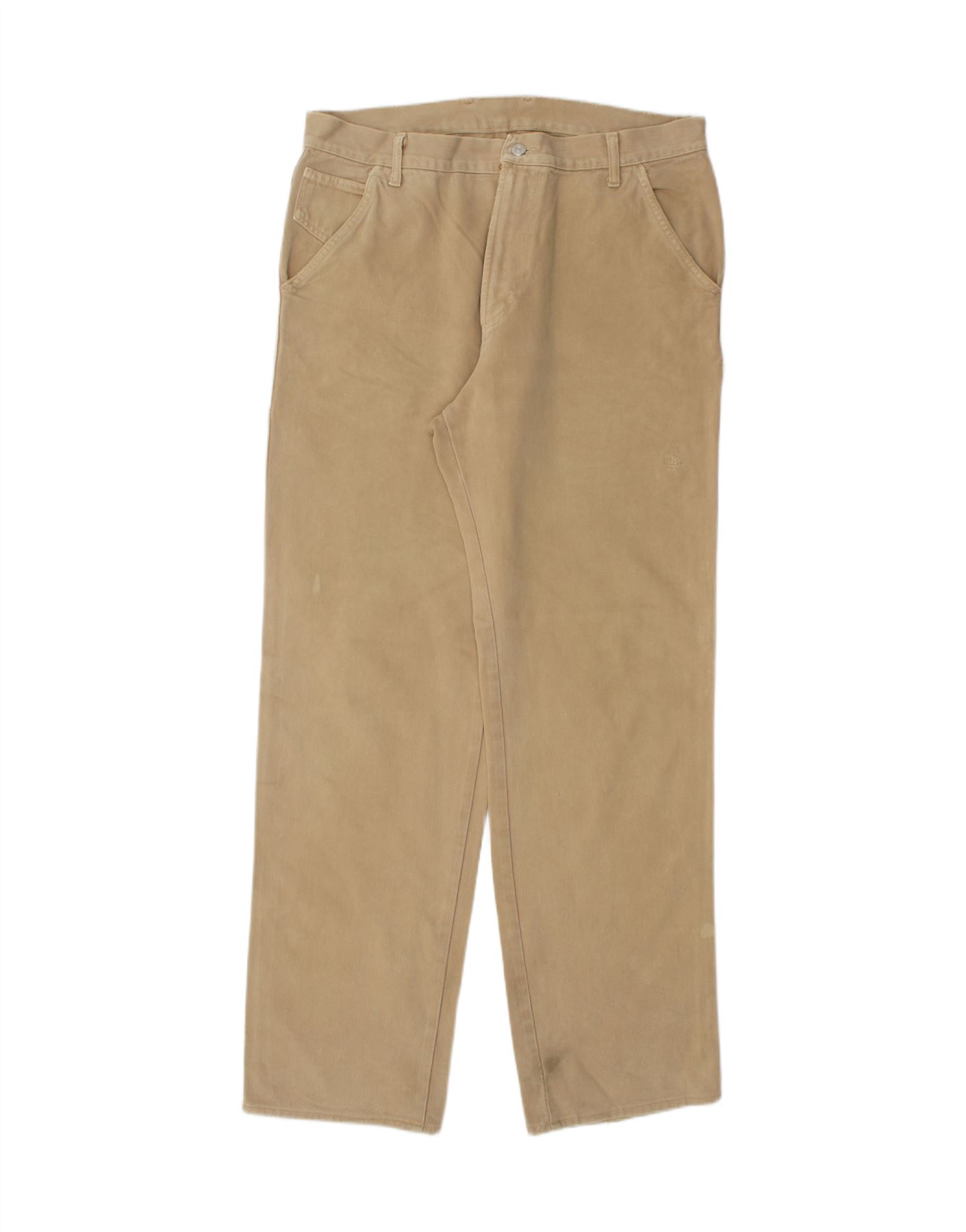 CARRERA Mens Straight Cargo Trousers IT 54 2XL W38 L33 Beige