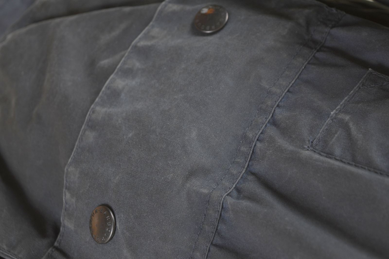 BARBOUR Mens Waxed Cotton Jacket Size 38 Medium Grey BARBOUR Mens Waxed Cotton Jacket Size 38 Medium Grey