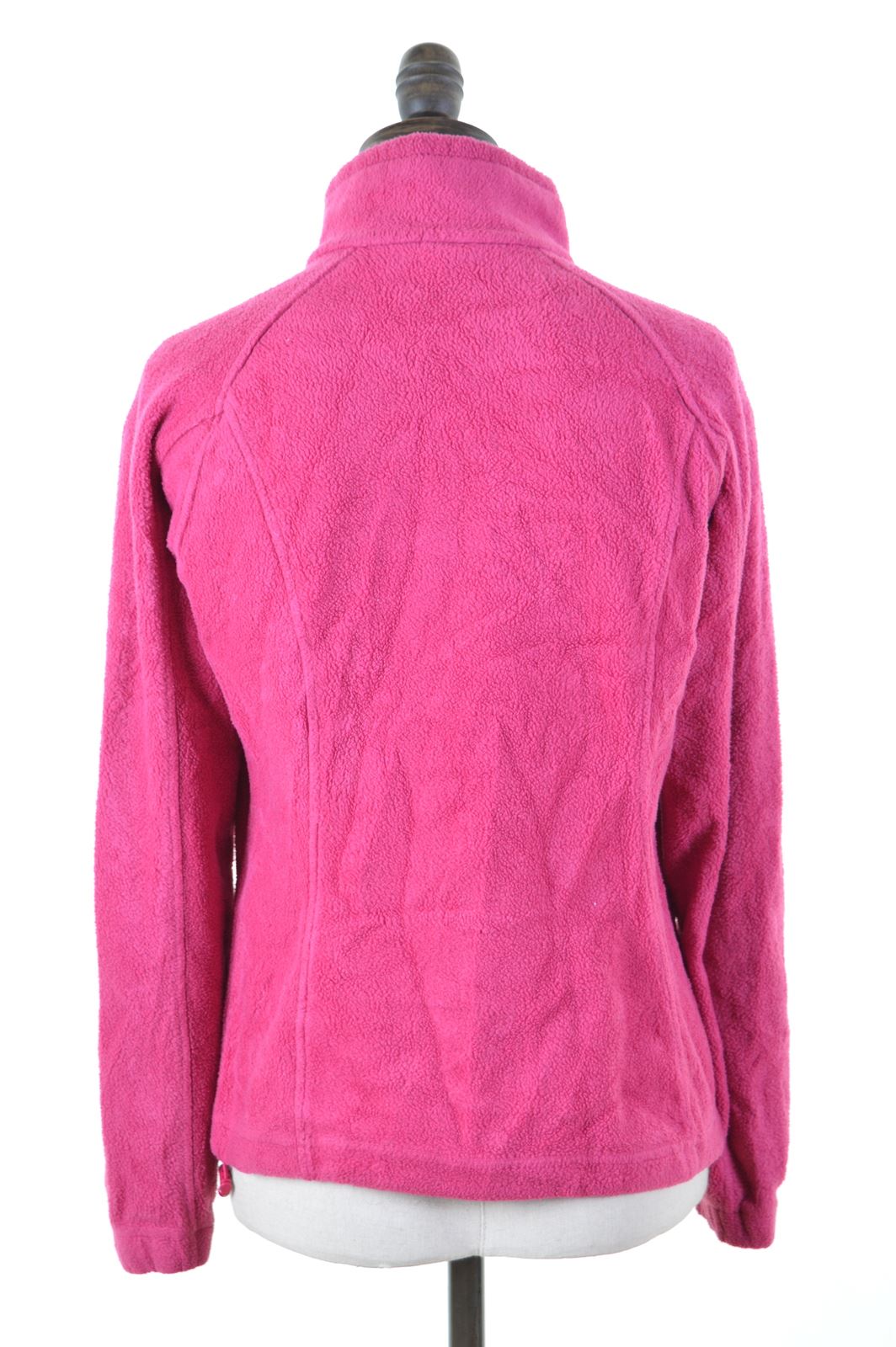 COLUMBIA Womens Fleece Jacket Size 12 Medium Pink Polyester CF17 eBay