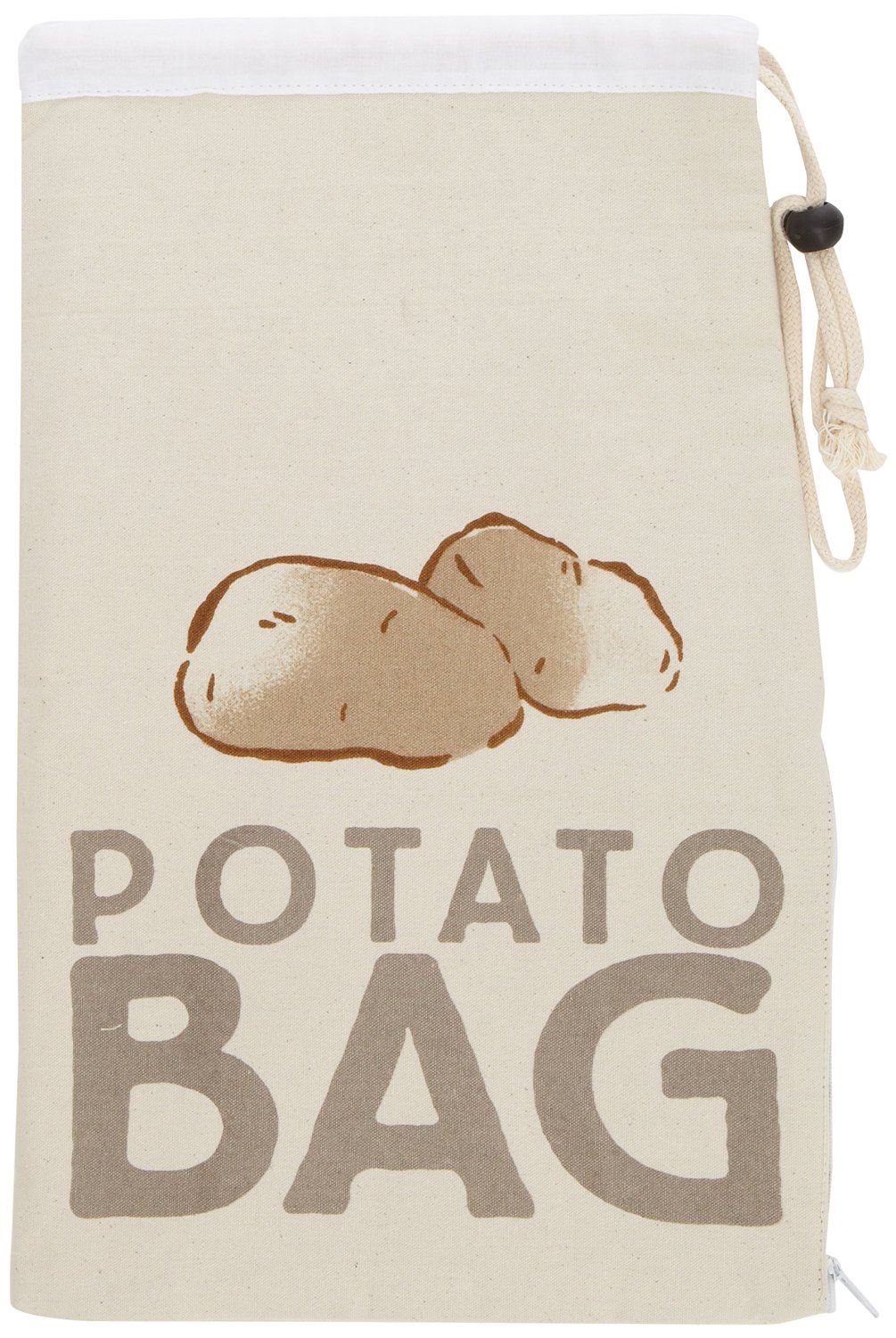 Kitchen Craft Stay Fresh Print Canvas Potato Vegetable Storage Bag