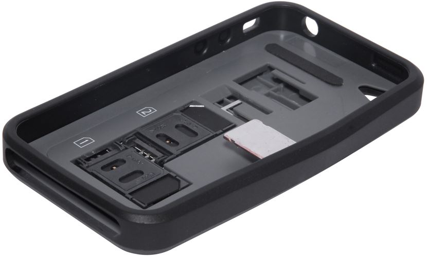 Dual Sim Card Holder Case Cover for Apple iPhone 4, 4S, micro