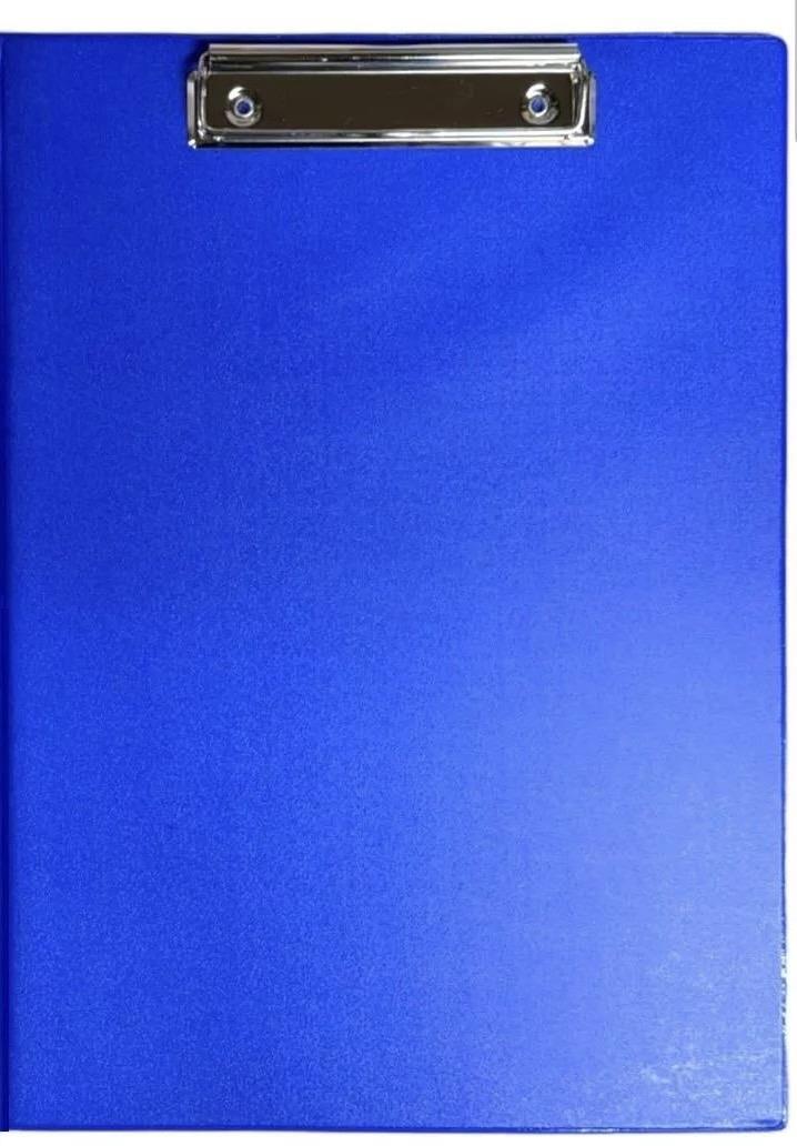 Clip Board, Cartella A4 Portatile, Appunti In Plastica PP Portadocumenti Pieghevole Portadocumenti Organizzatore For Office School Foolscap A4 Con Risvolto Pieghevole (Color : Blue) (Color : Blue) (C - Foto 7