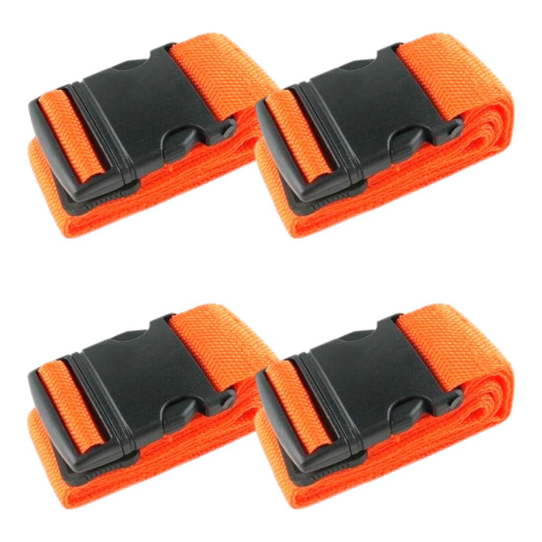 4pcs Adjustable Luggage Straps Safety Suitcase Travel Baggage Belt - Picture 10 of 17
