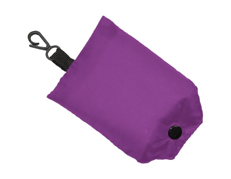 Fold Away SHOPPING BAGS 5 Colours With Pouch and Clip Easy Storage - Picture 5 of 6
