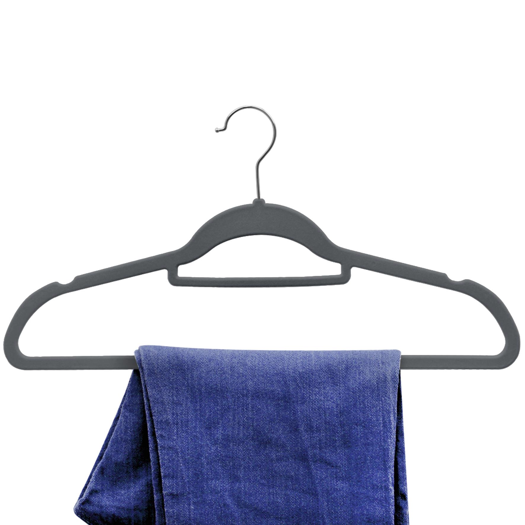 20/50/100/200 Non Slip Thin Velvet Coats Jackets Clothes Trousers Hangers-Black 20/50/100/200 Non Slip Thin Velvet Coats Jackets Clothes Trousers Hangers-Black