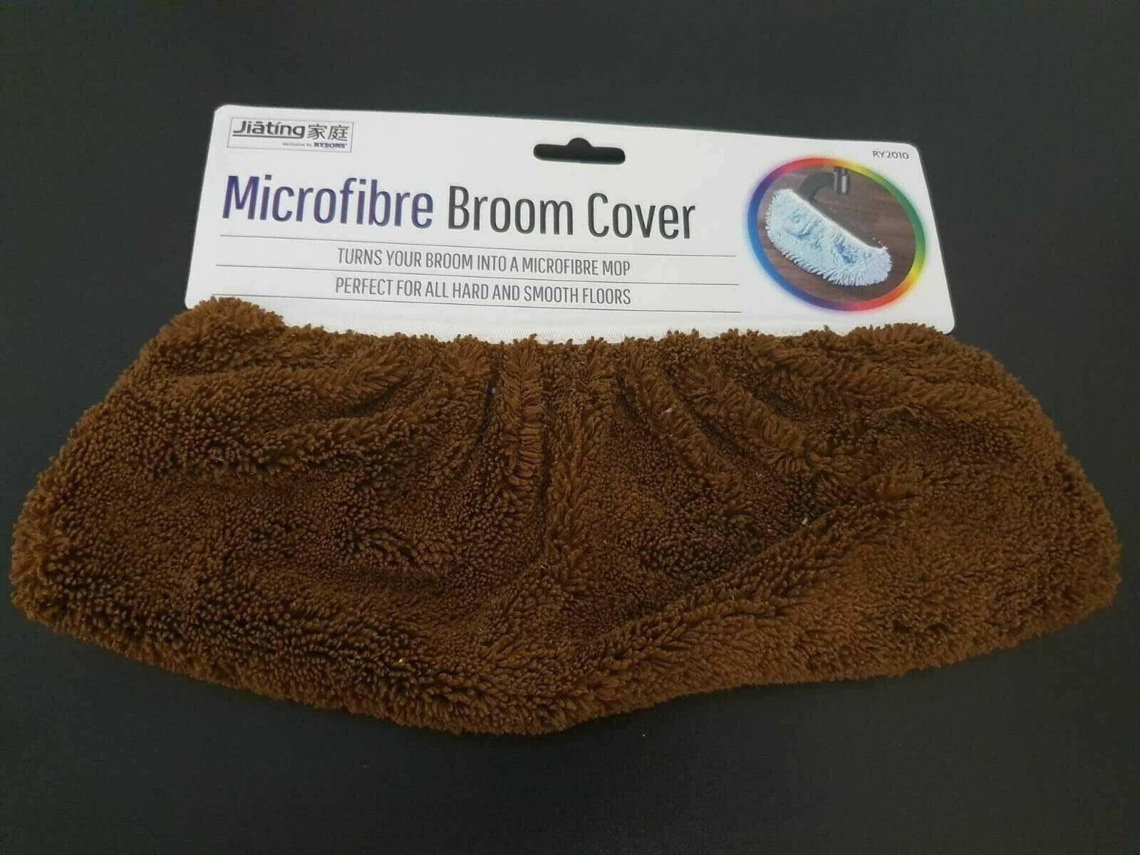 Microfibre Cleaning Mop Brush Broom Head Universal Cover Cloth Pad Clean Floor - Picture 5 of 6