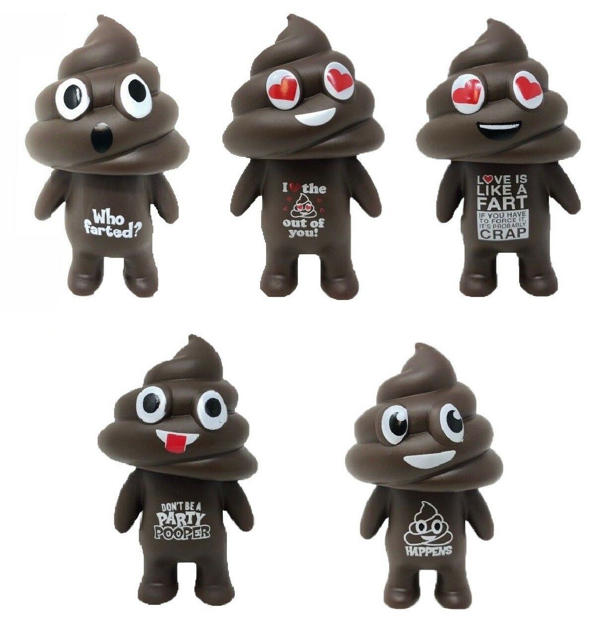 Emoji Poop Daddy Message Action Goo Figure Make Noise 6 ...