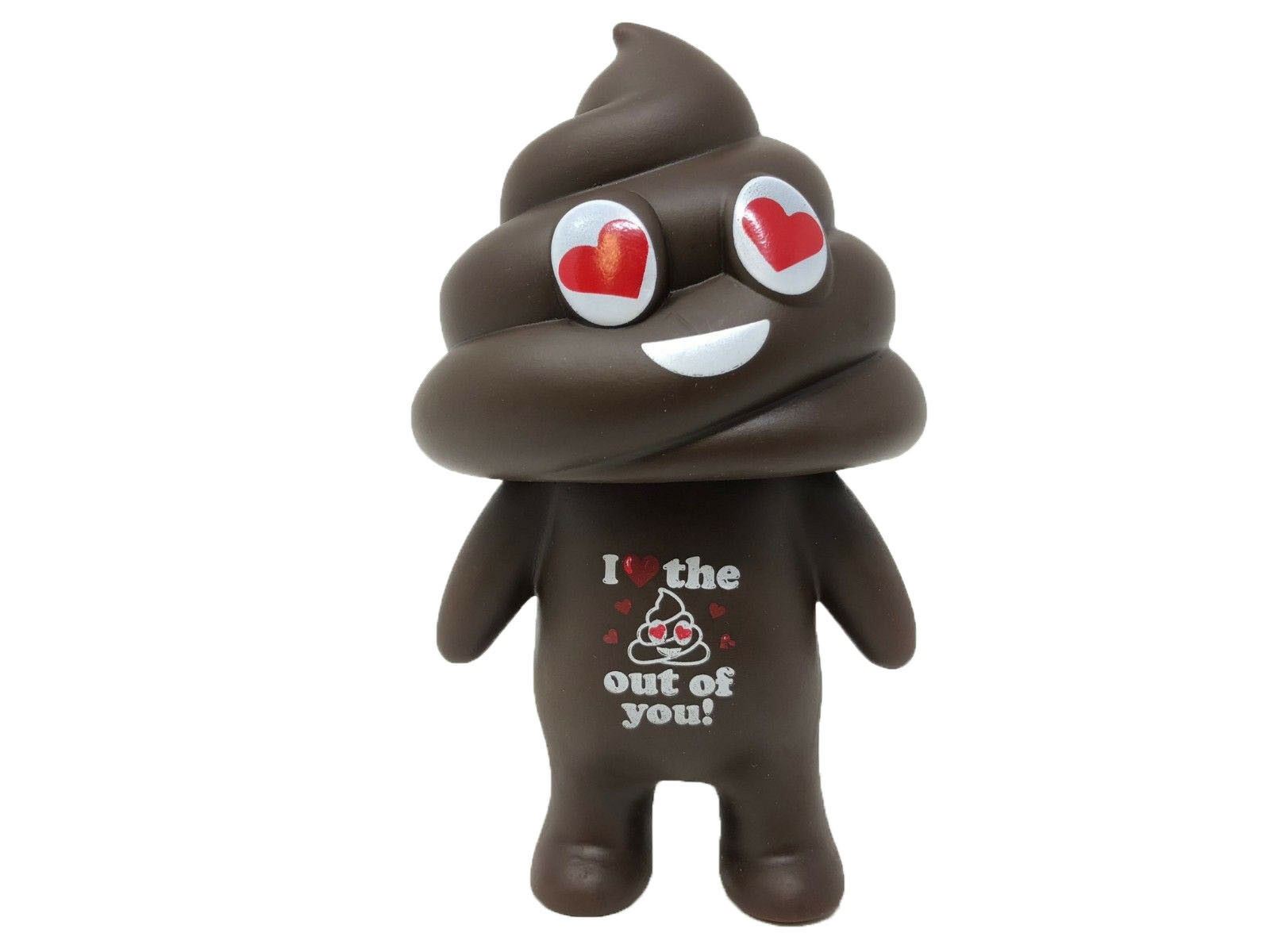 Emoji Poop Daddy Message Action Goo Figure Make Noise 6" Poop Head