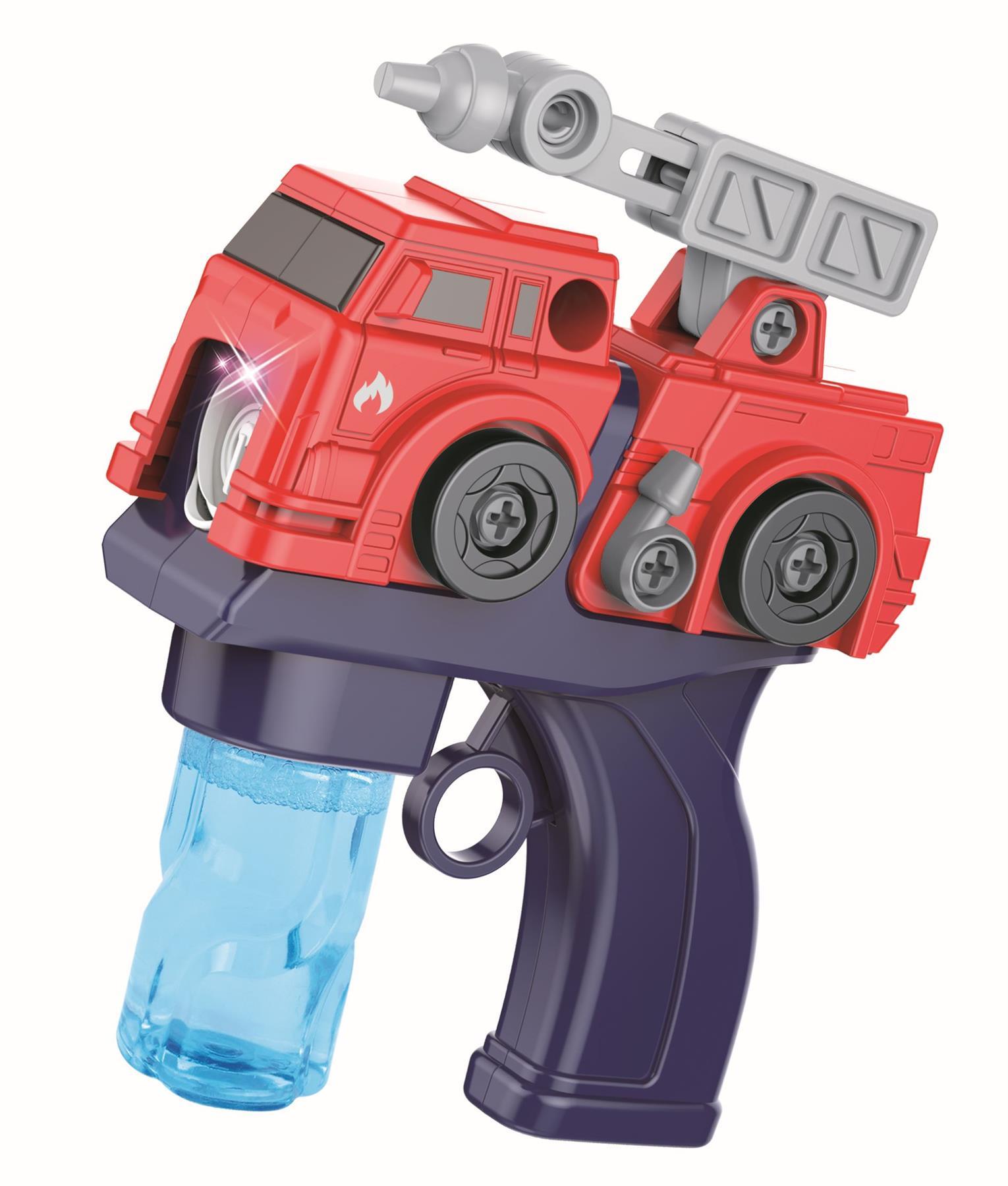 Kids Battery Operated Motorcycle Bubble Gun Shooter with 2 solutions Playset Toy - Picture 15 of 24