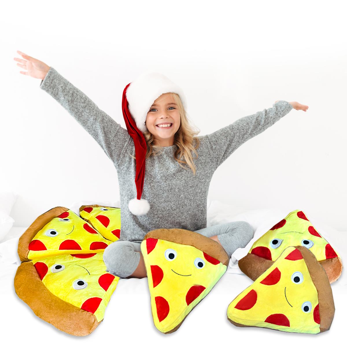 Plush Pizza Slices for Kids Soft Stuffed Toys Perfect Gift for Kids X-Mas - Picture 29 of 36