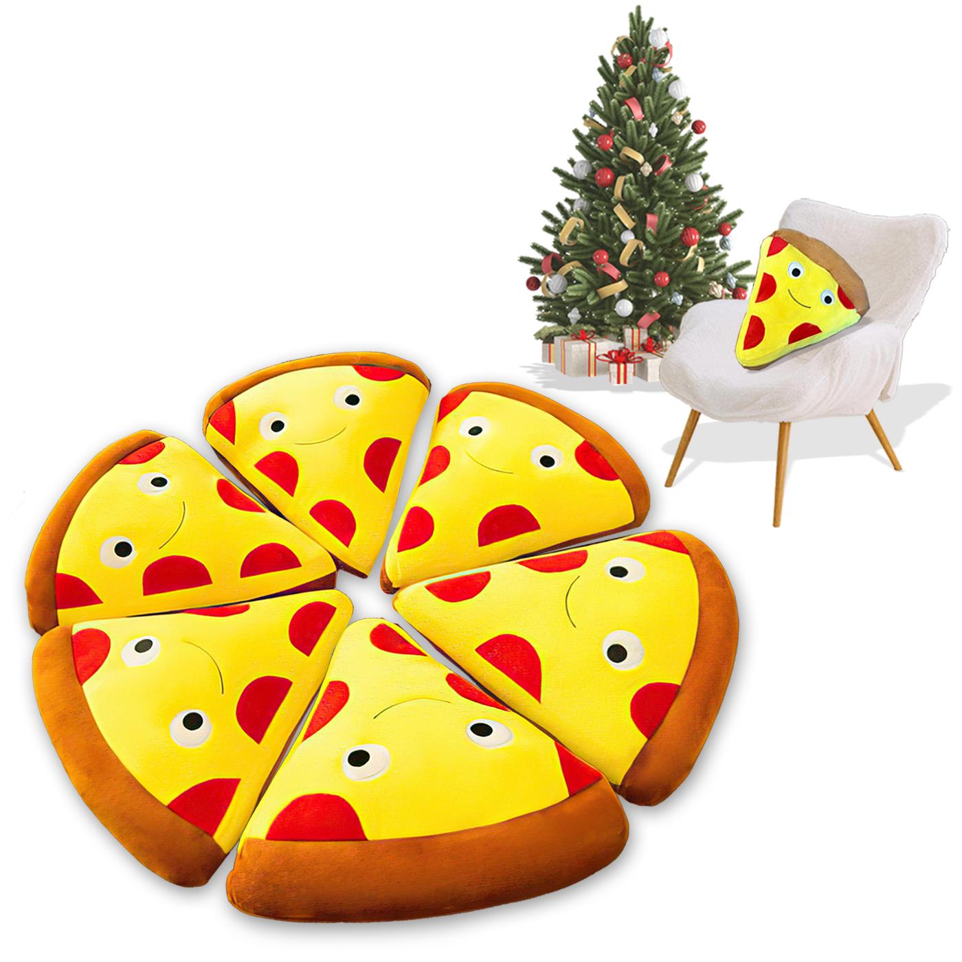 Plush Pizza Slices for Kids Soft Stuffed Toys Perfect Gift for Kids X-Mas - Picture 28 of 36