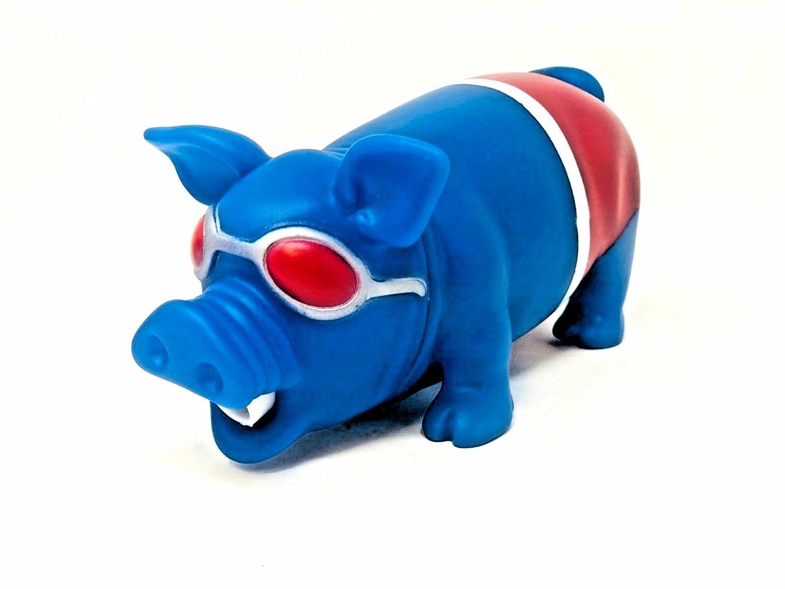 Blue Oinking Sound Making Pig Squeeze Stress Relief Grunting Noise 1 Piece