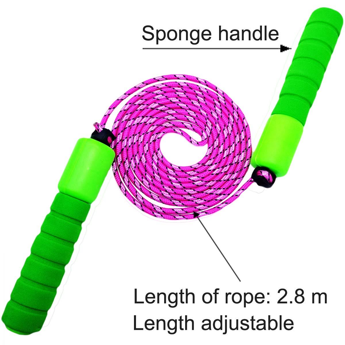 Children Kids Skipping Rope With Counter Jump Fitness Exercise Fun Soft Handle