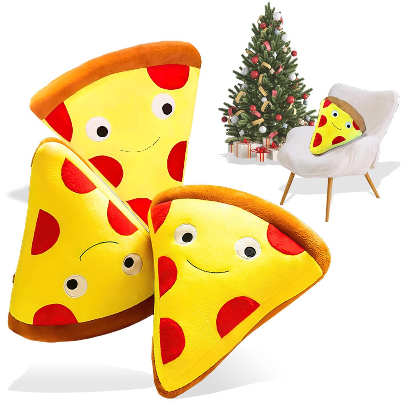 Plush Pizza Slices for Kids Soft Stuffed Toys Perfect Gift for Kids X-Mas - Picture 21 of 36