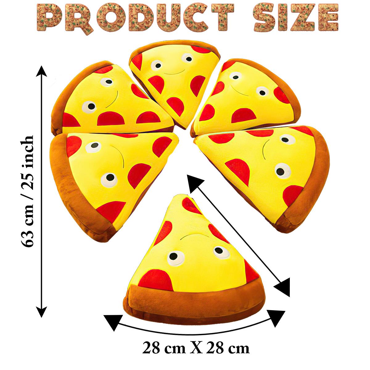Plush Pizza Slices for Kids Soft Stuffed Toys Perfect Gift for Kids X-Mas - Picture 17 of 36