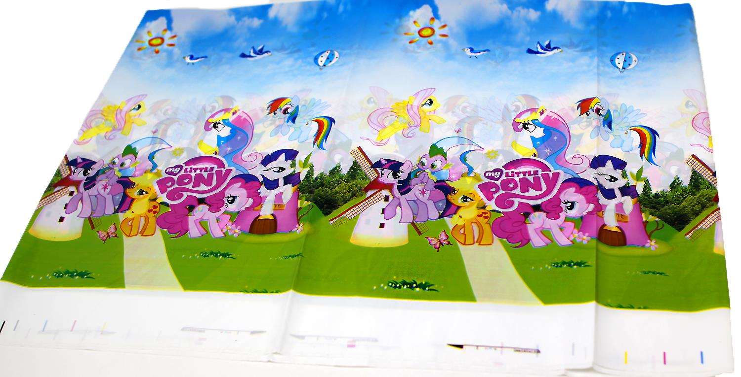 Peppa Pig Kids Table Cover Cloth Tableware Party Supplies plastic 108CM X180CM