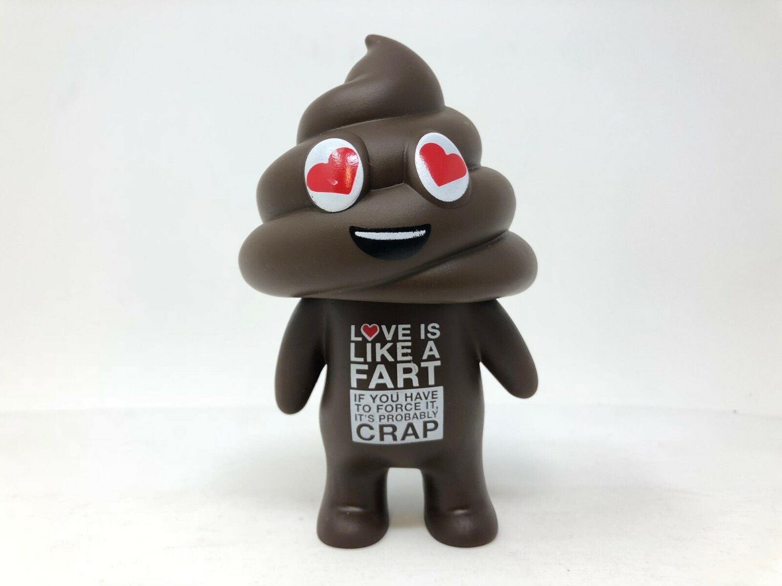 Emoji Poop Daddy Message Action Goo Figure Make Noise 6" Poop Head