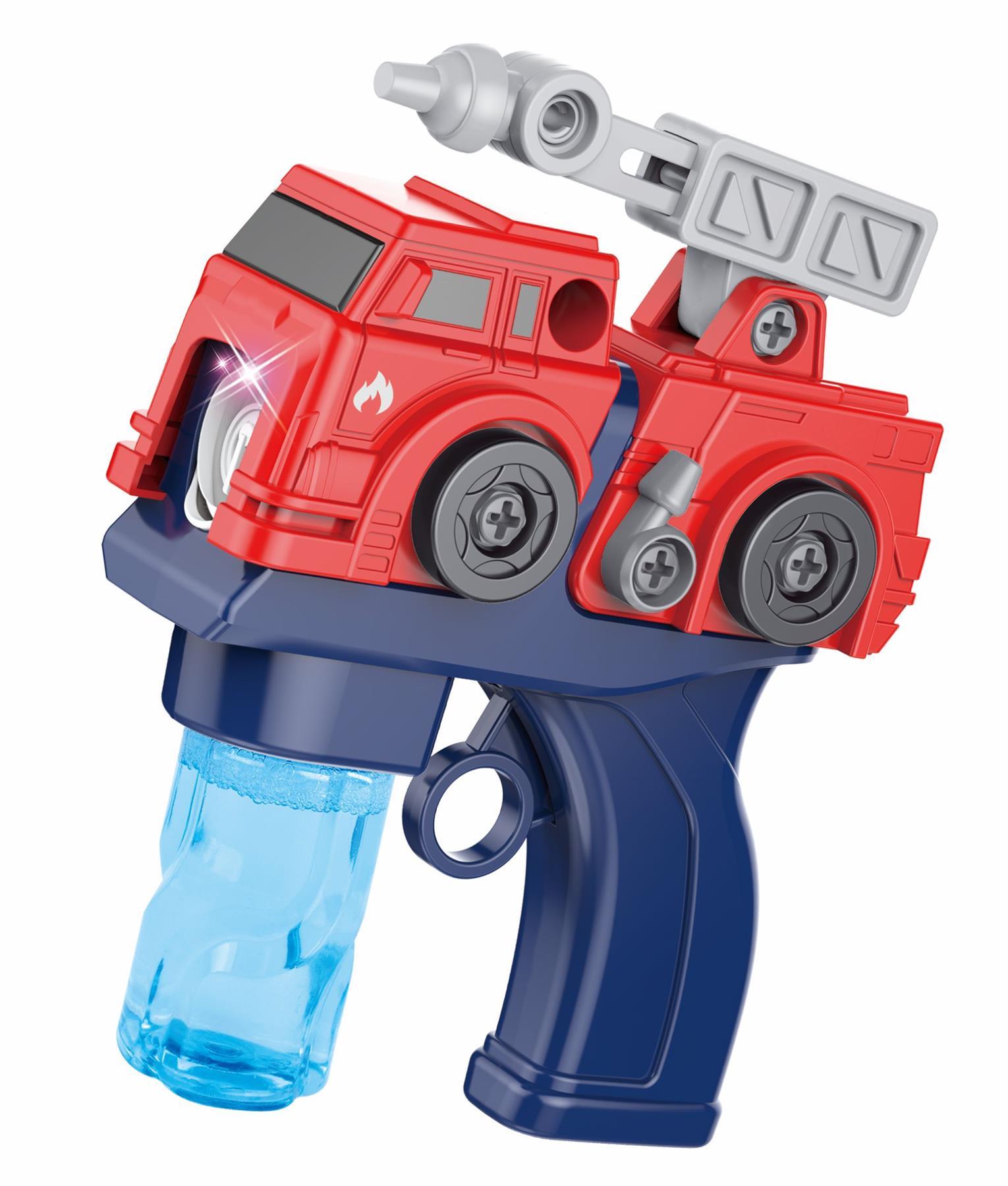 Kids Battery Operated Motorcycle Bubble Gun Shooter with 2 solutions Playset Toy - Picture 13 of 24