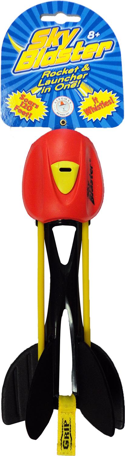 Aeromax Boys Summer Backyard Flying Toy Sky Blaster Finger Rocket - Foto 6 di 7