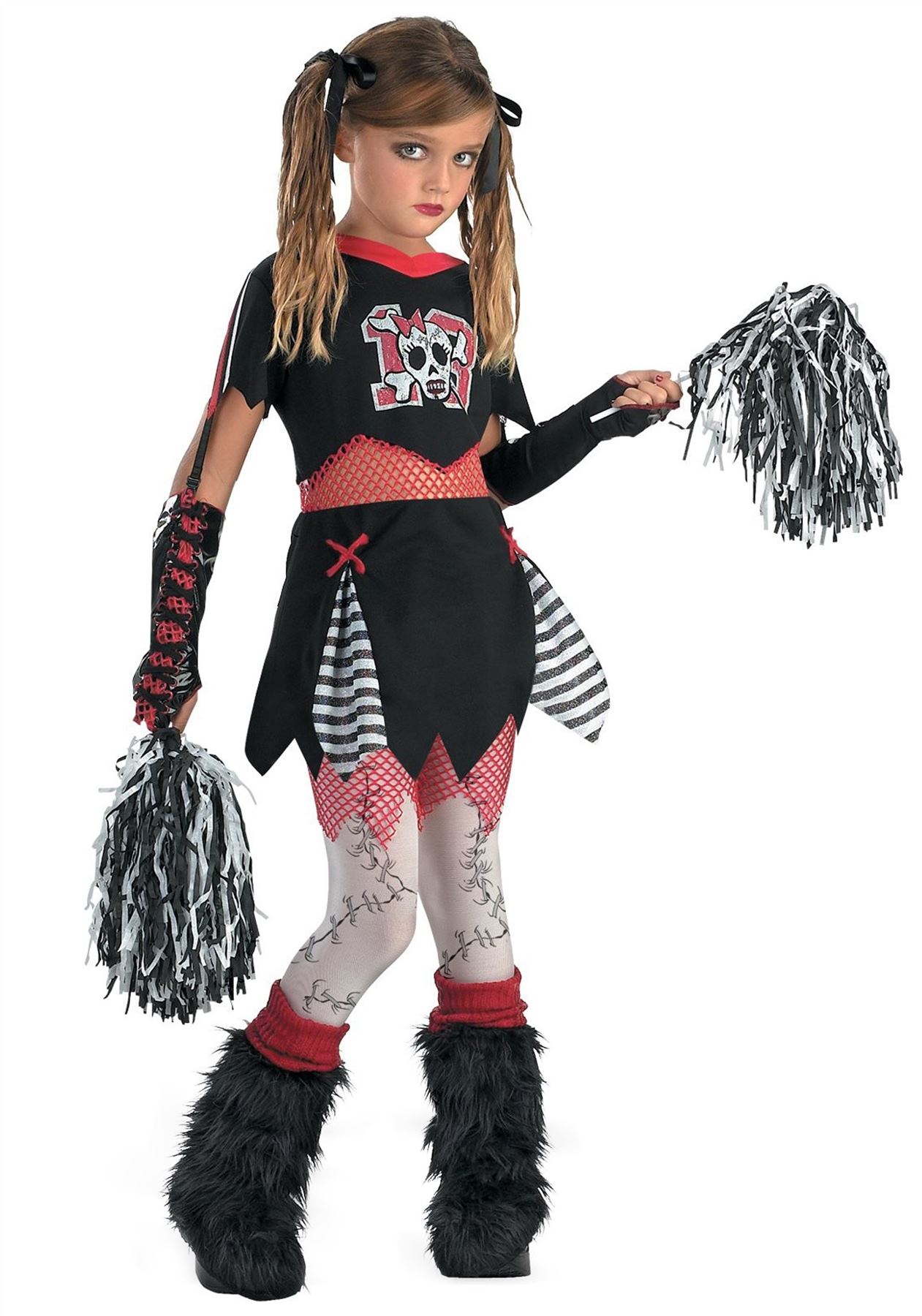 お洋服 Girls Gothic Cheerless Leader Goth Child Halloween Costume 2802 | eBay