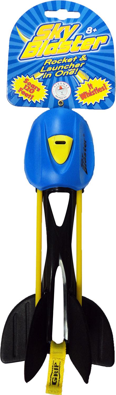 Aeromax Boys Summer Backyard Flying Toy Sky Blaster Finger Rocket - Foto 2 di 7