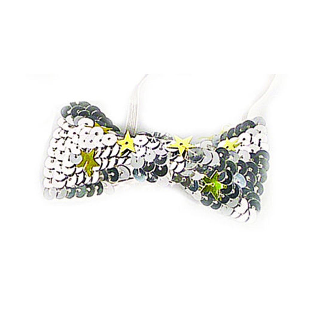 4 Inch Sequin Star Bowtie Costume Accessory