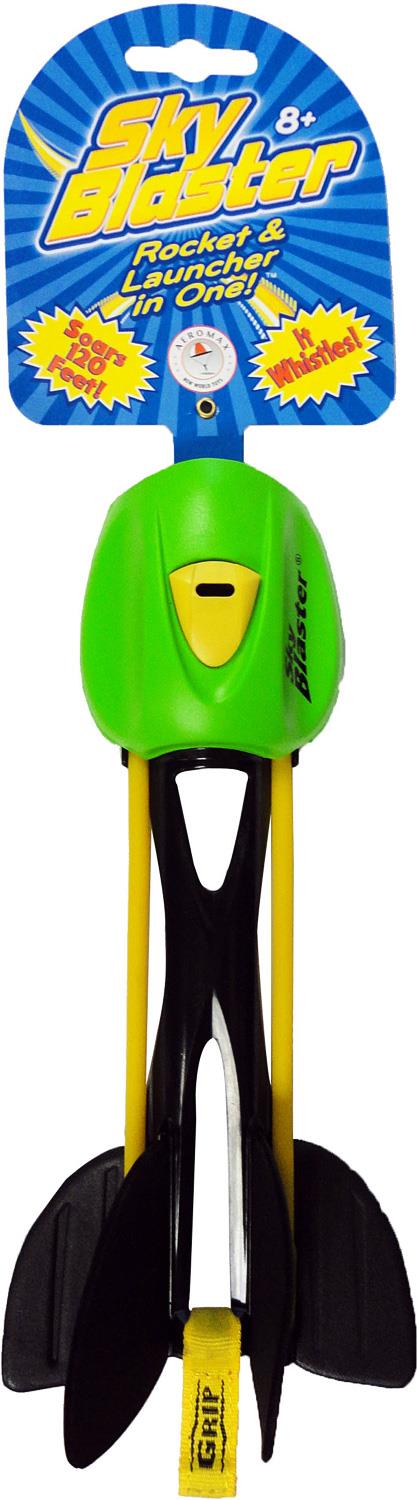 Aeromax Boys Summer Backyard Flying Toy Sky Blaster Finger Rocket - Foto 4 di 7