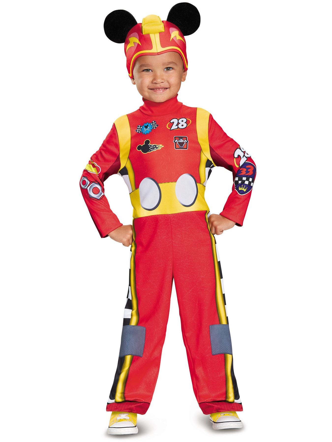 Disguise Mickey Roadster Classic Toddler Halloween Disney Costume - Picture 3 of 6